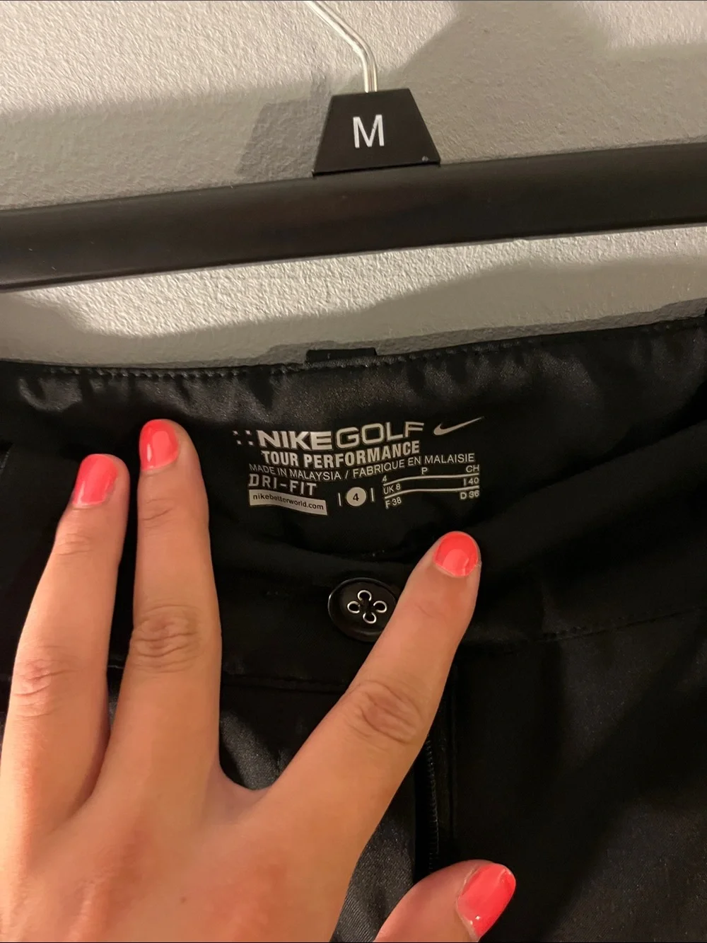 Nike Black Golf Skirt with Belt Loops